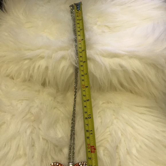 Butterfly Rhinestone Necklace - Picture 13 of 16